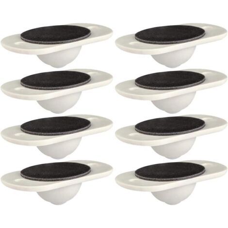 Roulettes pivotantes auto-adhésives, mini roulettes mignonnes Roulettes pivotantes en plastique solide Roulettes de meubles à 360 ° 8 pièces (1/5)
