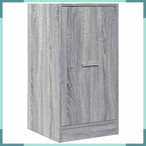 855192 Armoire apothicaire sonoma gris 40x41x77,5 cm bois d'ingénierie (1/5)