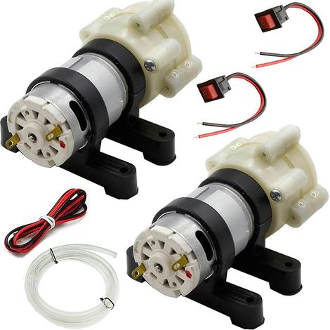 Diaphragm Water Pump 12V Mini Electric Water Pump 1.5-1.8L/min DC12V Self-Priming Pump for Tea Aquarium Fish Tank Fountain (1/5)