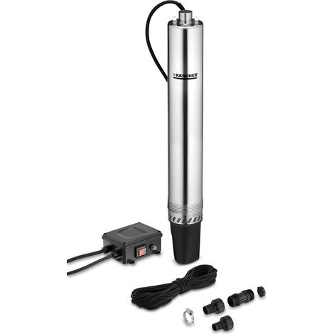 Karcher Pompe immergée BP6 Deep Well, pompe de puisage grande profondeur, hauteur d'extraction 55m, débit 5000 l/h, pression 5,5 bars, câble 30m (1/5)