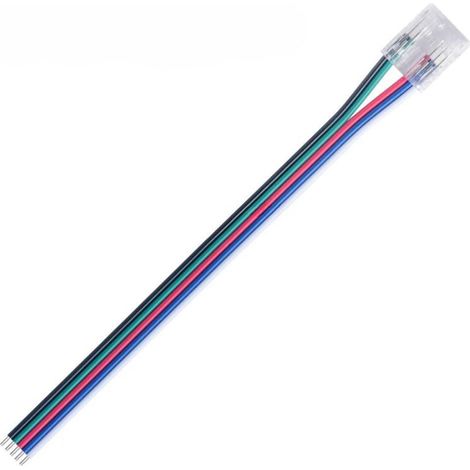 LED COB Streifenstecker zu Netzteil - RGB - 10mm - IP20