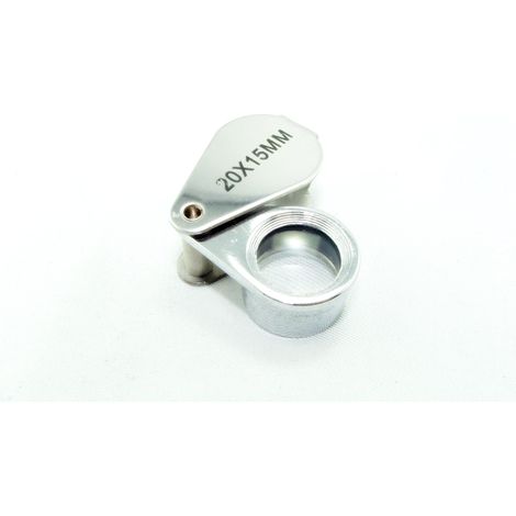 LENTE D'INGRANDIMENTO PIEGHEVOLE IN METALLO 15 mm (1/3)