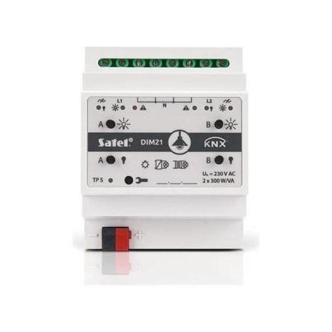 Satel KNX-DIM21 Module universel de contrôle d'éclairage (1/2)