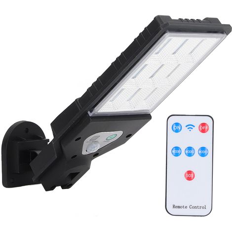 Solarpanel-Leuchte mit Fernbedienung, IP64 wasserdicht, COB-Beleuchtung, Wandleuchte für den Außenbereich (1/5)