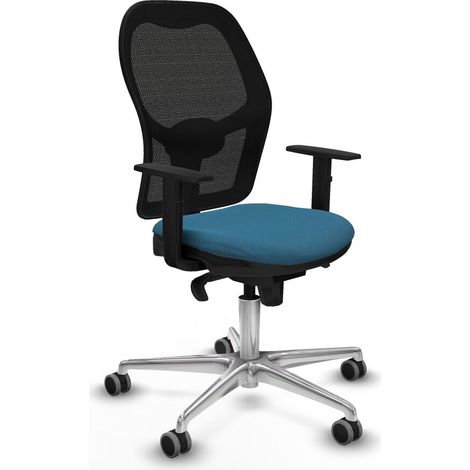 Sedia da Ufficio Piqueras y Crespo 1D086G0 Nero Verde petrolio (1/5)