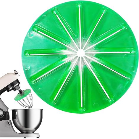 Spritzschutz – 1 Stück – Silikon – Für 6-Draht-Küchenmaschinen – Kompatibel mit Glasschüsseln (1/5)