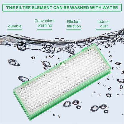 Lot de 10 filtres à poussière HEPA pour aspirateur Kobold VR200-AquaForge. (1/5)