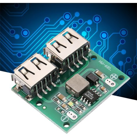 Dualer USB-Ausgang 9V/12V/24V auf 5V 3A DC-DC-Abwärtswandler für Ladegerät (1/5)