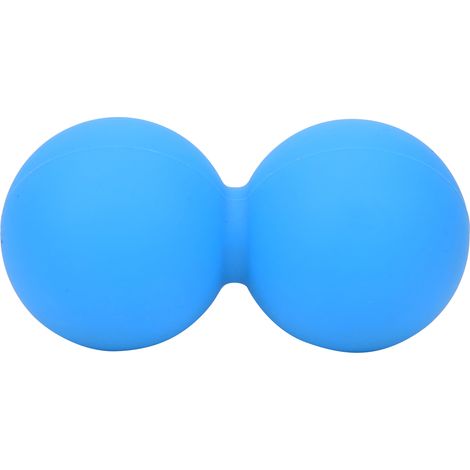 Balle de massage en gel de silice pour exercices, yoga, fitness, relaxation et soulagement de la douleur (bleue)