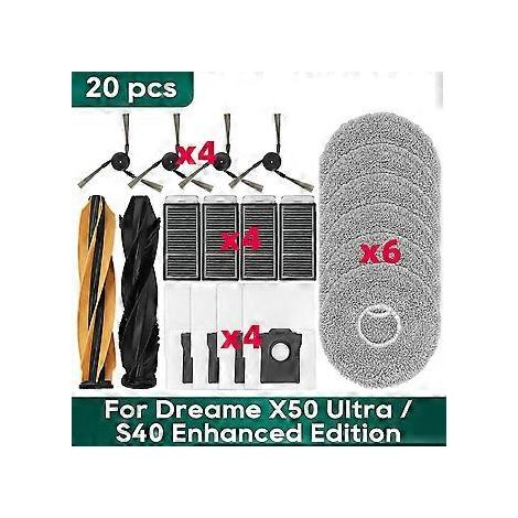 Zubehör für X50 Ultra / S40 Enhanced Edition: Hauptbürste, Filter, Wischmopp, Staubbeutel, Ersatzteile