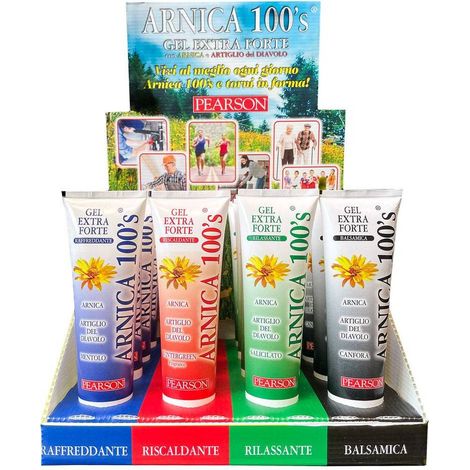 ESPOSITORE TUBETTI GEL ARNICA 100'S 16 pz