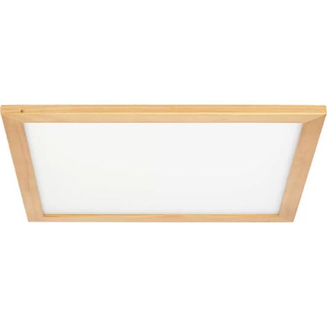 [GEBRAUCHT] B-Ware Lucande Joren LED-Deckenleuchte eckig Holz Deckenlampe Leuchte Wohnzimmerlampe (1/2)