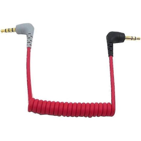 Câble adaptateur TRRS de remplacement 3,5 mm vers 3,5 mm pour microphone vidéo sans fil SC7 vers microphones de type vidéo (1/5)