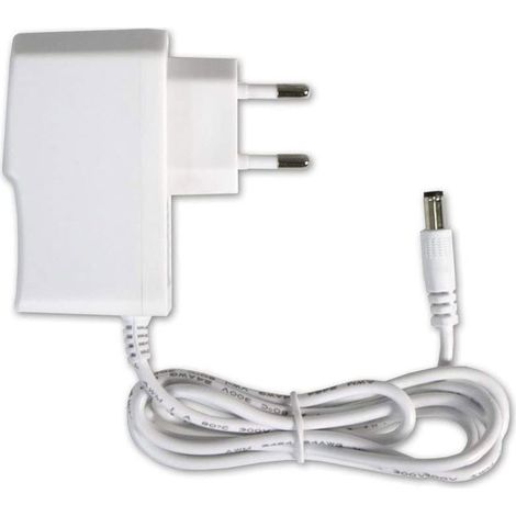 Alimentatore universale 12v 1 ampere 12 watt trasformatore per telecamere e kit di videosorveglianza con spina standard eu e jack di uscita