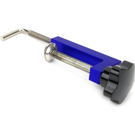 Serre-joints fixes pour le travail du bois, serre-joints en G réglables, outils manuels pour le secteur industriel (bleu) (1/5)