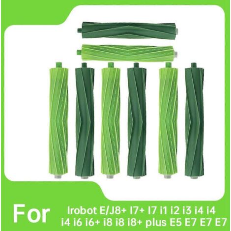 NALOOKAMIC jeux de brosses à rouleaux en caoutchouc pour IRobot série E & I & J J8 + I7 + I7 I1 I2 I3 I4 I6 I6 + I8 I8 + Plus E5 E6 E7, accessoires (1/4)