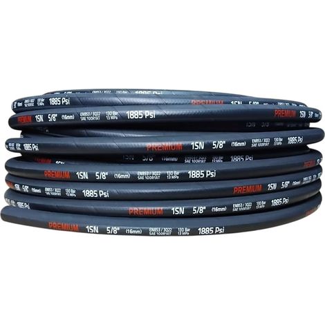 Premium-Hydraulikschlauch DN16 1SN (5/8") 130 bar (1/5)