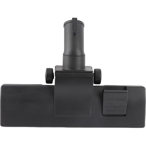 Cepillo de suelo de plástico negro de 32 mm para aspiradoras, ajustable, apto para moquetas y suelos de parqué. (1/5)