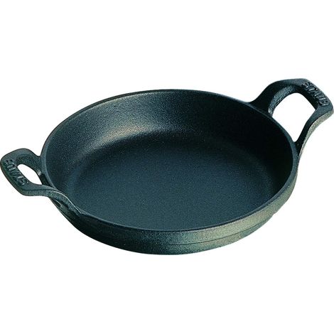 STAUB Sur la Table Minis Pirofila Rotonda, Ghisa, Nero, 12 cm (1/4)