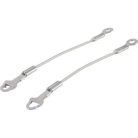 Suitable for a pair of tailgate pull line/baffle suspension wires for Polaris (model 7081215, 7081445). (1/5)