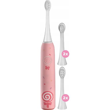 Spazzolino elettrico sonico per bambini Kido Smile ZK6010, colore rosa, 1 pezzo. (1/5)