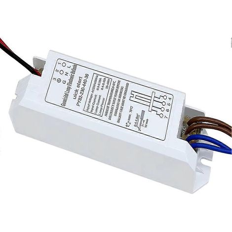 Ballasts électroniques universels pour tubes de lampes UV 4-36 Wlampes germicides ultraviolettes UVClampes de stérilisationAC220Vblanc (1/5)