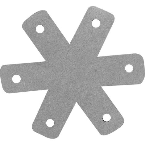 12 protège-casseroles, 3 tailles (30/35,5/40,5 cm), en feutre polyester gris à motif étoilé, séparateurs empilage ustensiles cuisine (1/5)
