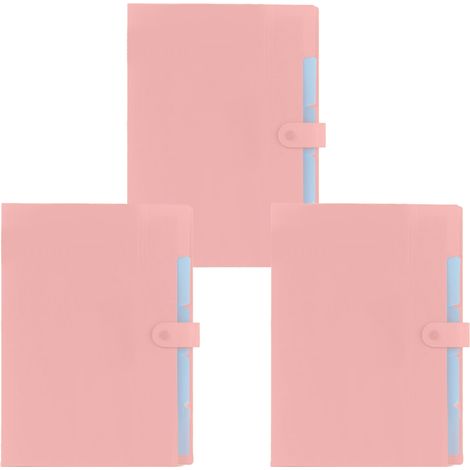 Bolsa para documentos tipo acordeón con cierre elástico para guardar de forma segura documentos de tamaño A4 etiquetas codificadas por colores para una identificación rápida y sencilla material plásti