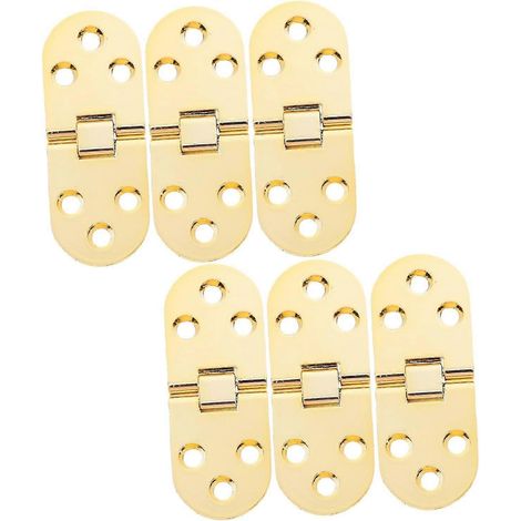 Lot de 6 charnières pliantes invisibles pour porte, placard, petite table. (1/5)