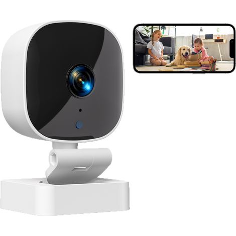 Caméra surveillance WiFi secteur vision nocturne HD audio bidirectionnel pour maison à distance (1/3)