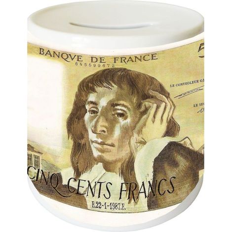 Tirelire ronde 500 Francs par Cbkreation