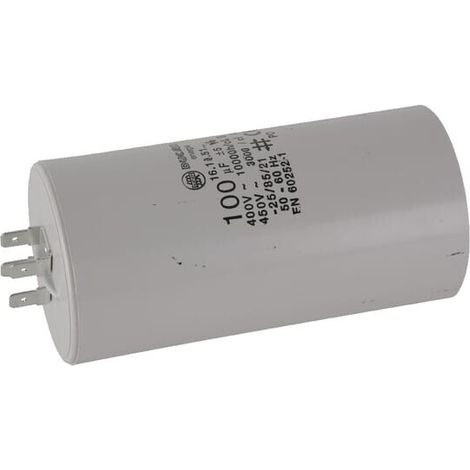 Condensador con terminal 100 碌F UNIVERSAL FGP013639