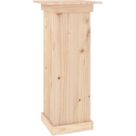 Soporte para flores mueble para plantas 40 x 40 x 90 cm madera maciza de pino marrón 020045207