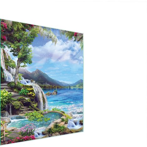 Glasschneidebrett 45x52 oben