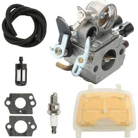 Kit de réglage de carburateur pour tronçonneuses Stihl MS171, MS181 et MS211. Carburateur Zama. (1/4)