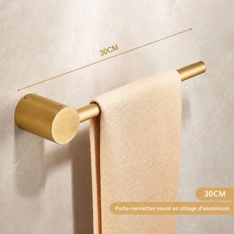 Porte-serviettes unilatéral 30 cm en cuivre antique barre murale salle de bain 5 kg – Livraison gratuite (1/5)