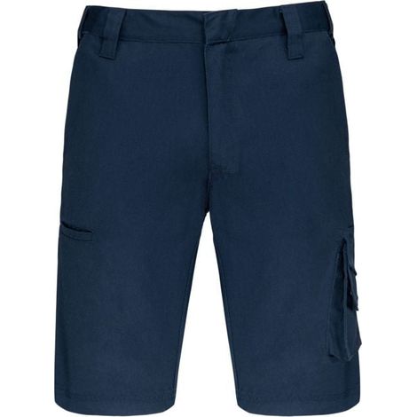 Pantaloncini da lavoro multitasche WK. Progettato per funzionare Blu navy 44 (1/2)