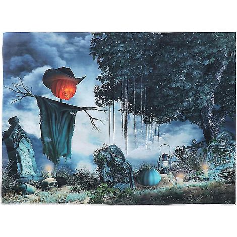 Stück Kürbis-Wandteppich für Halloween-Dekorationen