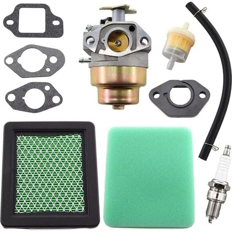 Kit carburateur avec joint de filtre à air pour moteur Honda GCV135 GCV160 GC135 GC160 HRB216 HRR216 HRS216 HRT216 HRZ216 remplace tondeuse à gazon 16100-Z0L-023 (1/5)