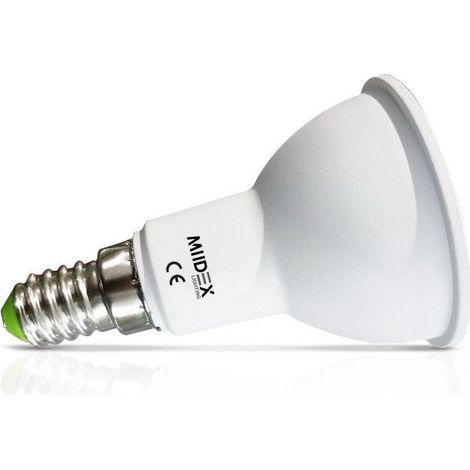 Lámpara LED E14 Spot 4W 3000K. Miidex Lighting®