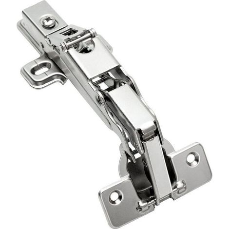 Charnière standard Amortisseur Hydraulique Fermeture Automatique Charnière à Amorti, pour Armoires de Porte Cuisine Type Européen, Amovible Revêtement antirouille