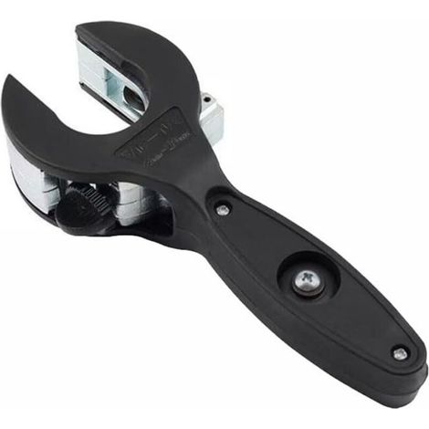 Coupe-tuyau à cliquet noir, outils de coupe de tuyaux en cuivre CVC, coupe-cliquet pour couper le cuivre, l'aluminium, les tubes en PVC rigide (8 à 29 mm) (1/5)