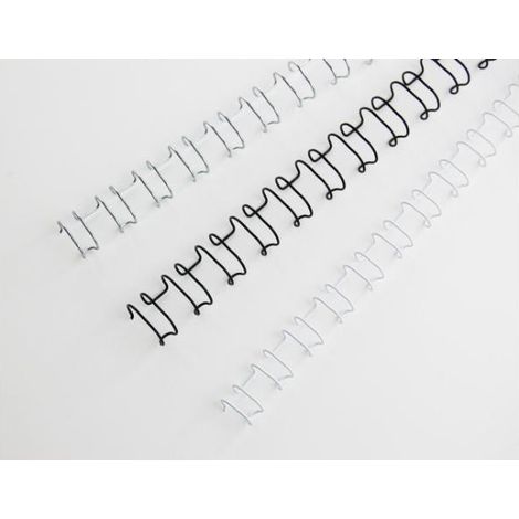 GBC Dorsi metallici 21anelli 14mm 100 pz - Bianco - IB165481 (1/5)