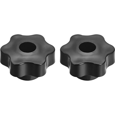 2 pièces Sternschraube Sternkopf Sterngriff Klemmknopf Außengewinde M8 Sternform Thermoplastik (1/3)