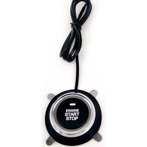 Système d'alarme de démarrage du moteur, interrupteur sans clé pour voiture SUV, avec une télécommande, bouton-poussoir, arrêt de démarrage, antivol automatique (1/5)