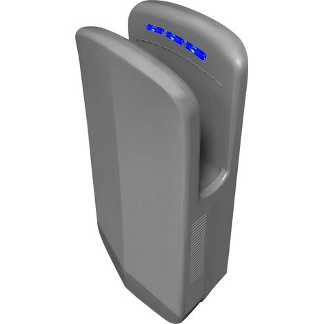 Secador De Manos Eléctrico Para Baños Públicos En Gris Abs  Diablo (1/2)