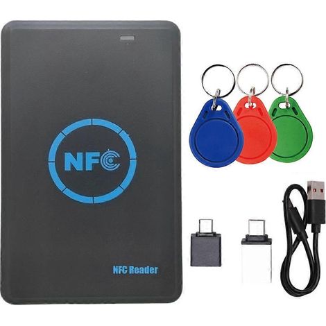 RFID-Chip-Duplikator mit 5 Frequenzen + NFC-Schlüsselanhängerleser mit 3 UIDs, 125K HID-/13,56M IC/ID-Kopierer, 125K Token-Schreiber (1/5)