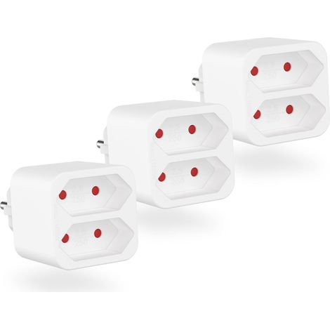 3 prises multiples, 2 prises 1100 W