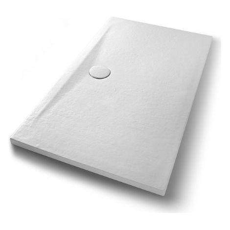 Piatto doccia 80x140 h.4 in ceramica bianco opaco Pietraceramica (1/5)