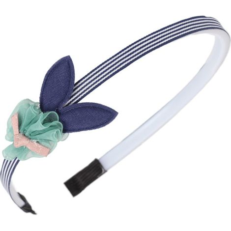 Verziertes Kinderhaarband, 1,5 cm, Haarschmuck für Mädchen mit Blumen